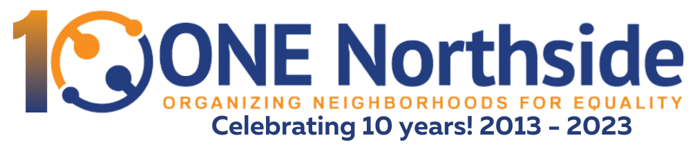 ONE Northside "Celebrating 10 years! 2013 - 2023" logo