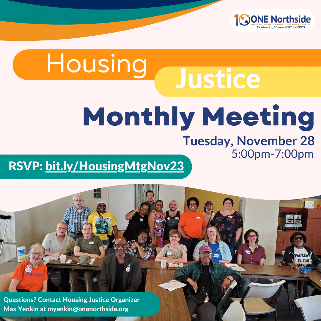 Housing Justice Monthly Meeting