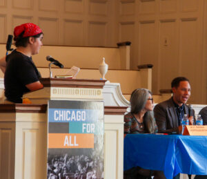 speaker asks matt martin a question