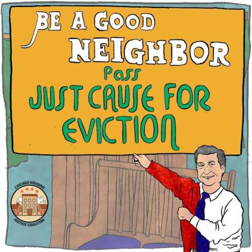 a just cause for eviction illustration