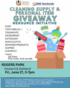 supply giveaway june 27 rogers park