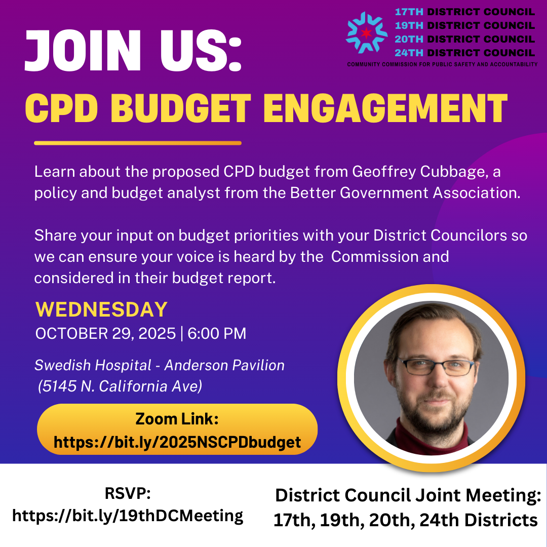 CPD Budget engagement meeting oct 29