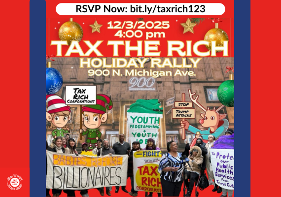 tax the rich rally dec 3