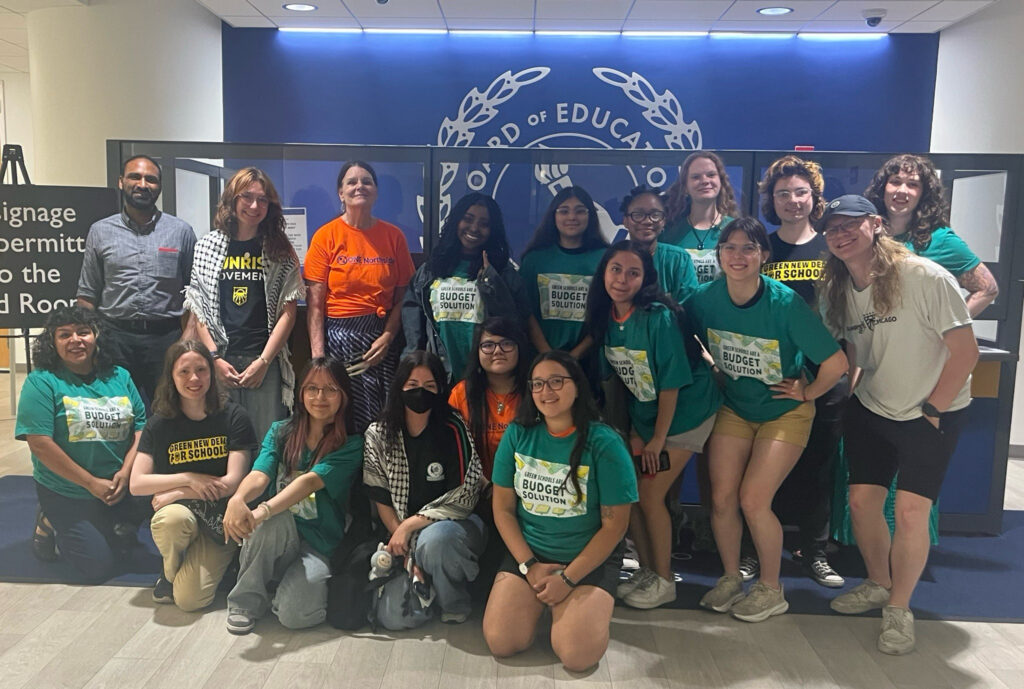 green schools team celebrates