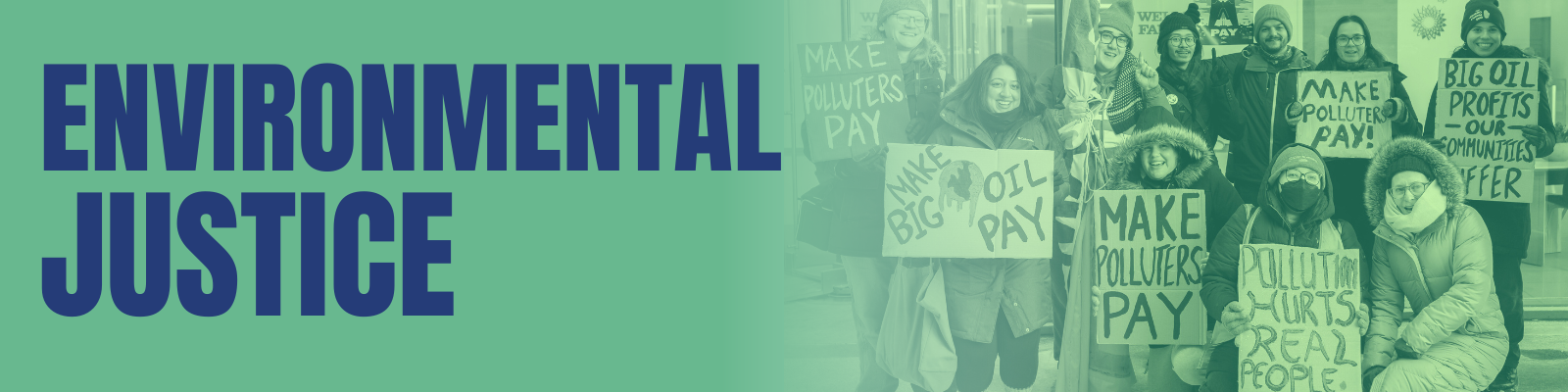 environmental justice issue banner