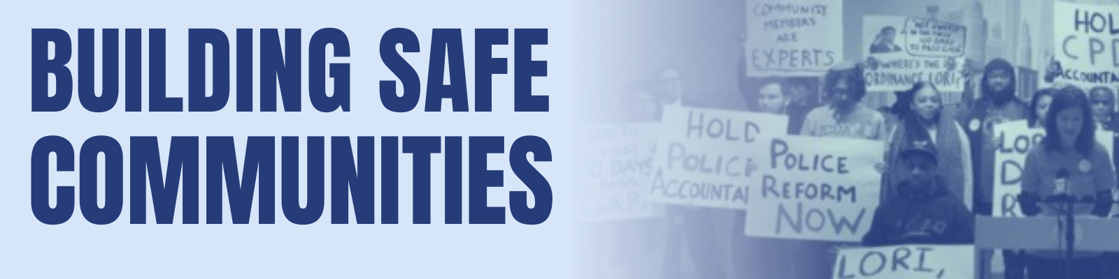 building safe communities issue header